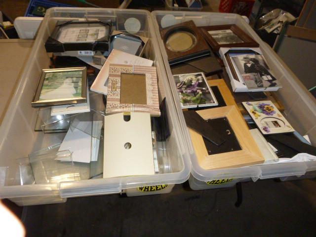 lot 215 image: 2 Totes with Lids Full of Various P...