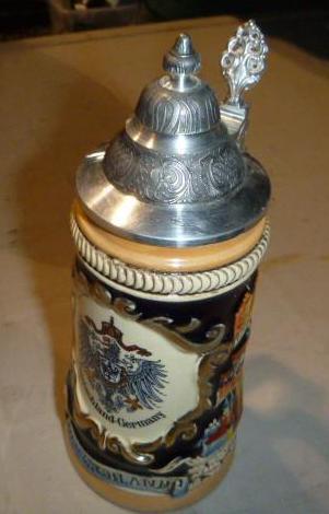 lot 219 image: Zoller and Born German Beer Stein L...
