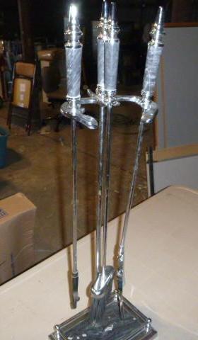 lot 22 image: Fireplace Tool Set...