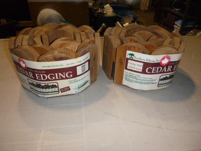 lot 260 image: 2 Rolls of Cedar Edging...