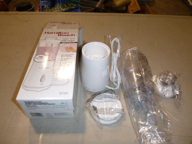 lot 278 image: Hamilton Beach Single Serve Blender...