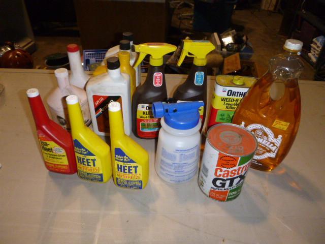 lot 297 image: Miscellaneous Garage Liquids...