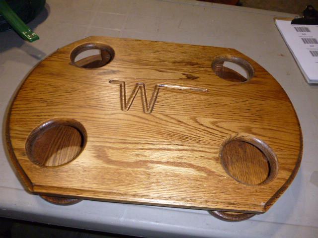 lot 325 image: Winnebago Oak Table Top...