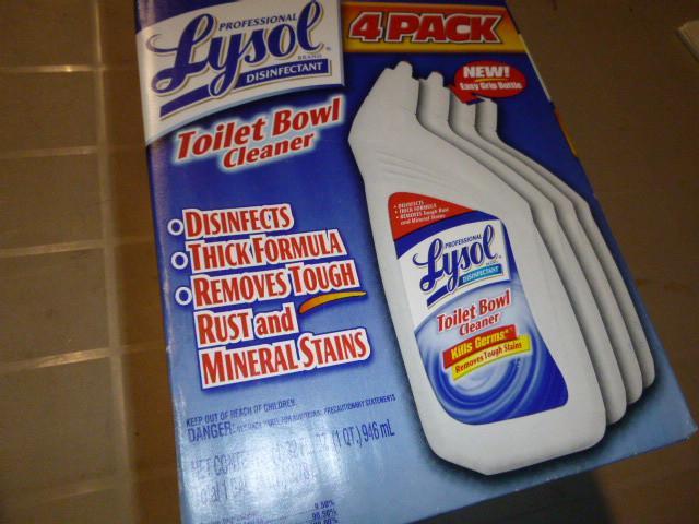 lot 85 image: 4 Pack Lysol Toilet Bowl Cleaners...