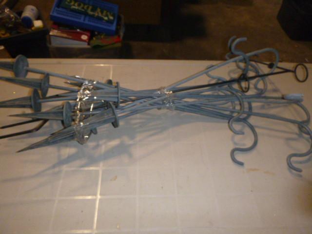 lot 92 image: 11 Shepard Hooks...