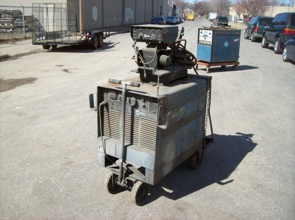 lot 10 image: Miller Deltaweld 451 Welder with Mi...