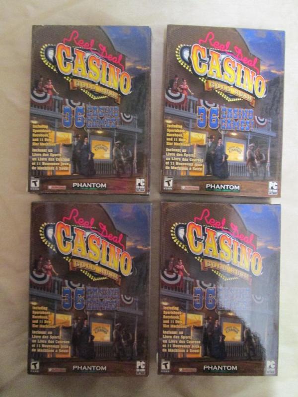 Lot of 4 Reel Deal Casino compute...