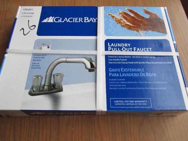 Glacier Bay laundry pull out faucet...