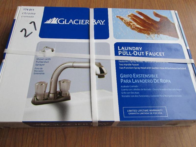 Glacier Bay laundry pull out faucet...