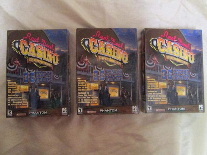 Lot of 3 Reel Deal Casino compute...