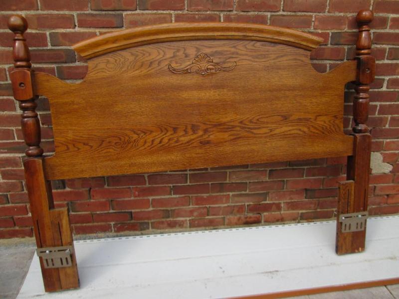 Solid wood headboard - measures 62&...