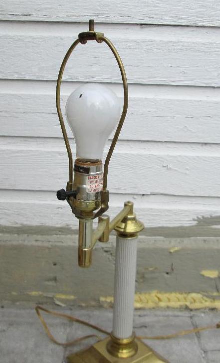 table lamp without shade...