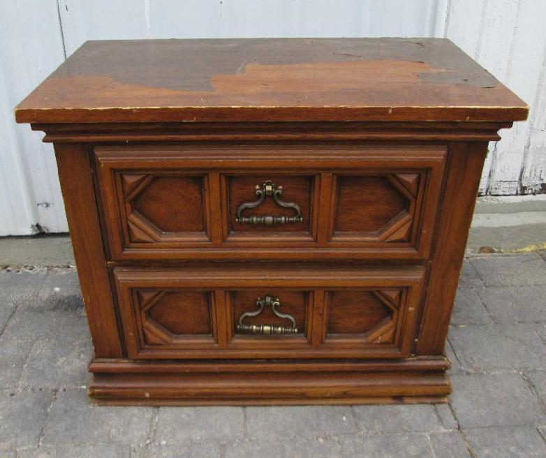 bedside stand with 2 drawers 27.5&q...