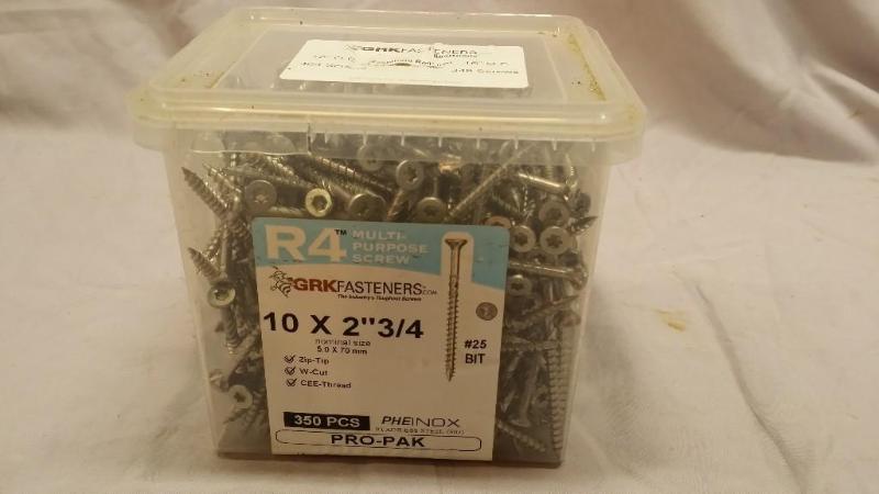 lot 19 image: 350 GRK Fasteners R4 multi-purpose ...