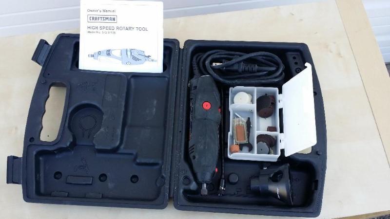 lot 3 image: Craftsman High Speed Rotary Tool wi...