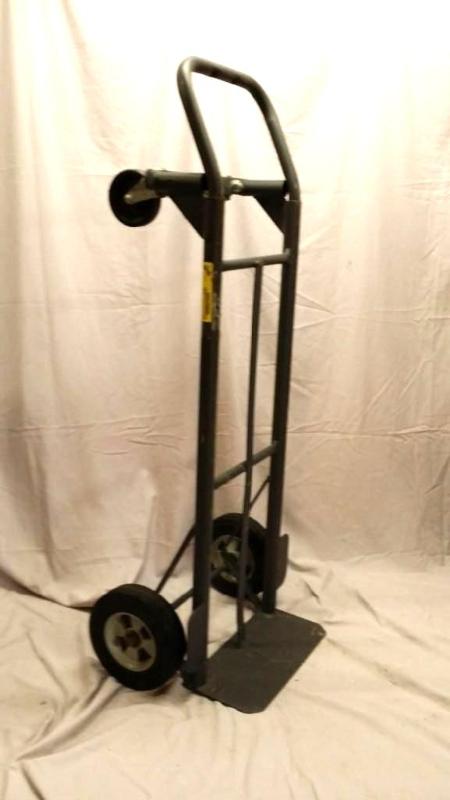 lot 21 image: 2 wheel dolly 4 wheel cart. Made b...