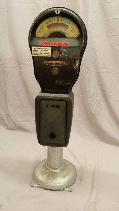 lot 34 image: Rockwell parking meter. Looks like ...