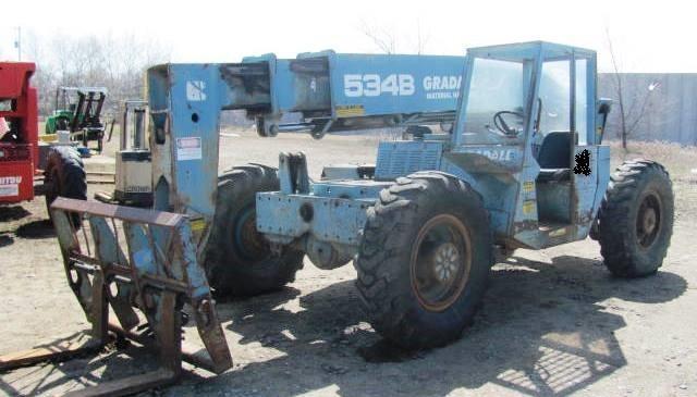 lot 4 image: Gradall 8000 pound capacity, shooti...