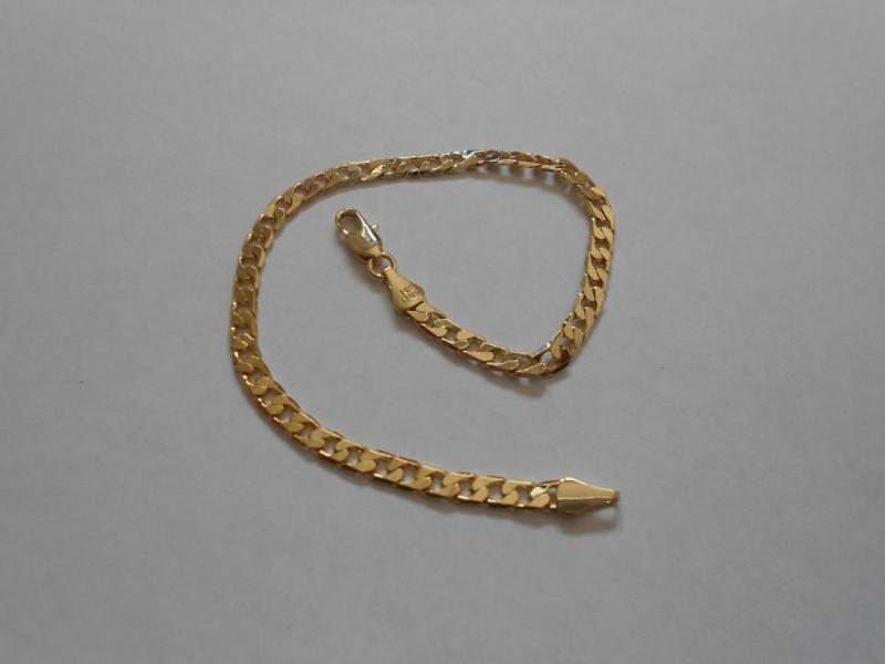 14K Gold plated bracelet.&nbsp...