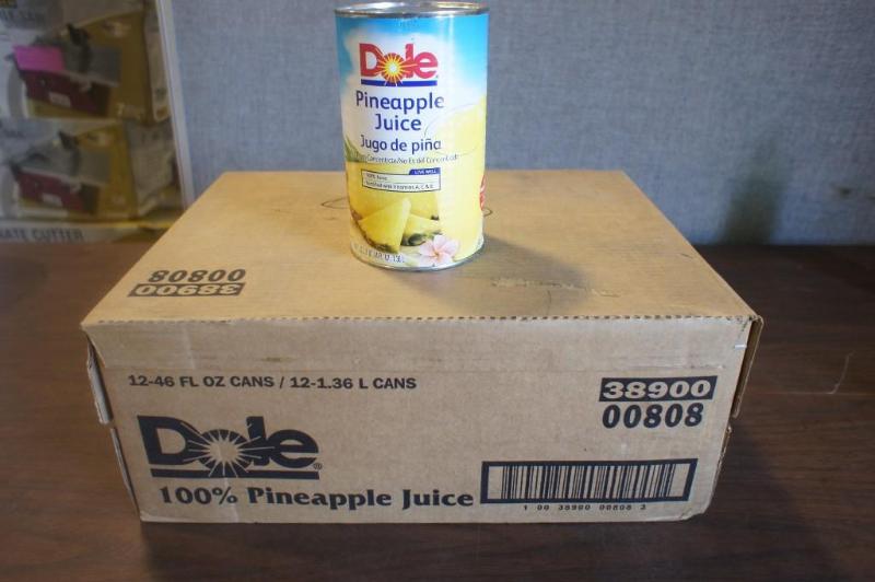 lot 15 image: 1 Case (12 cans) Dole Pineapple jui...