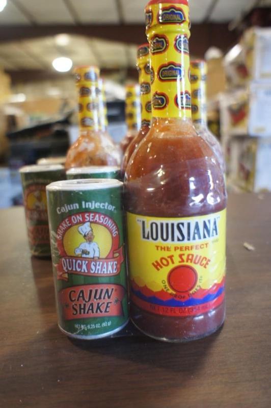 lot 52 image: Lot of (6) Louisiana Hot sauce  Ca...