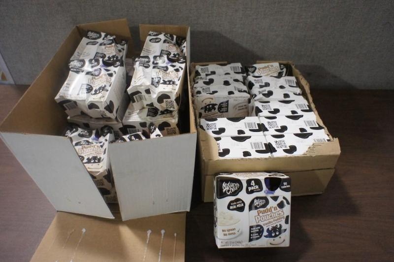 lot 62 image: Lot of (28 packs) Natures Child Pud...