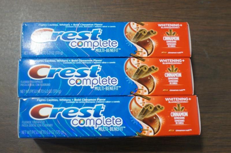 lot 78 image: Lot of (3) Crest Complete 6oz Cinna...