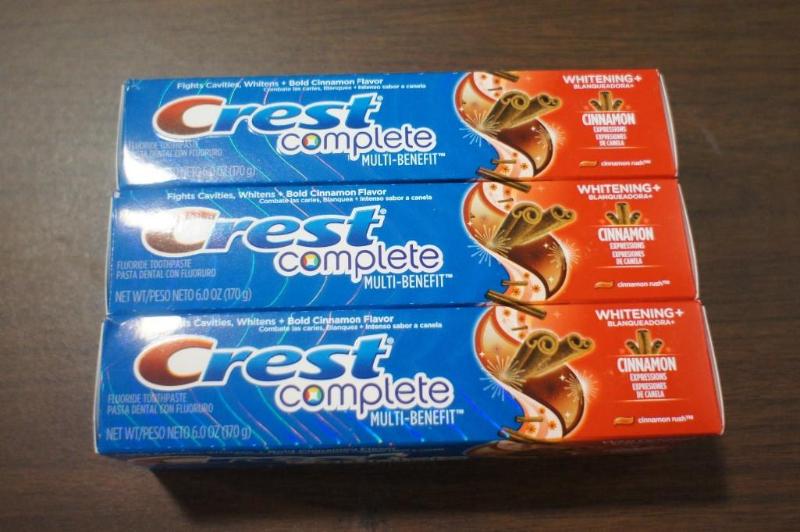 lot 79 image: Lot of (3) Crest Complete 6oz Cinna...