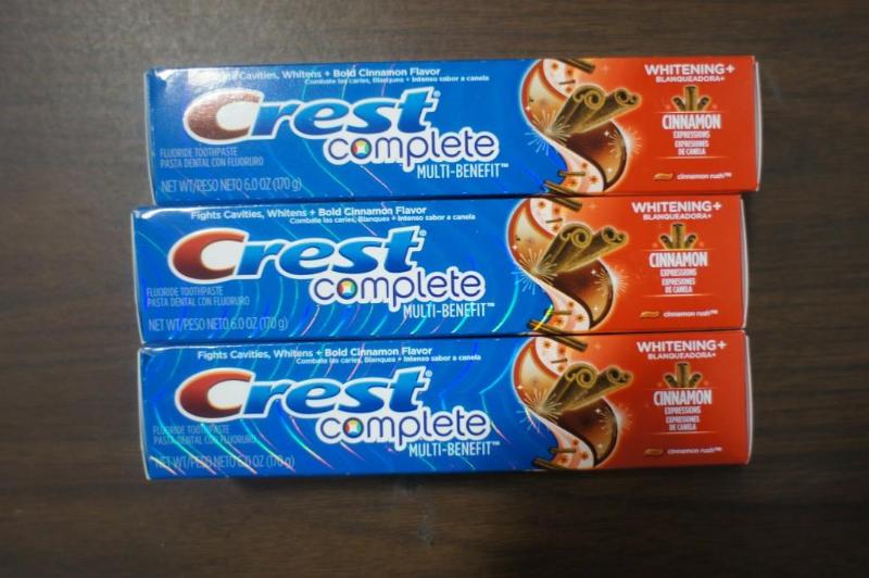 lot 80 image: Lot of (3) Crest Complete 6oz Cinna...