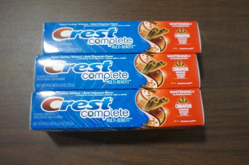 lot 81 image: Lot of (3) Crest Complete 6oz Cinna...