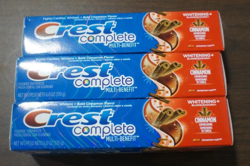 lot 82 image: Lot of (3) Crest Complete 6oz Cinna...