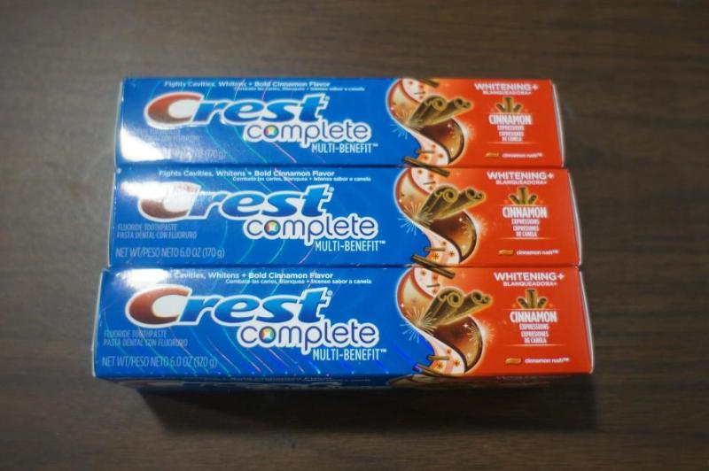 lot 83 image: Lot of (3) Crest Complete 6oz Cinna...