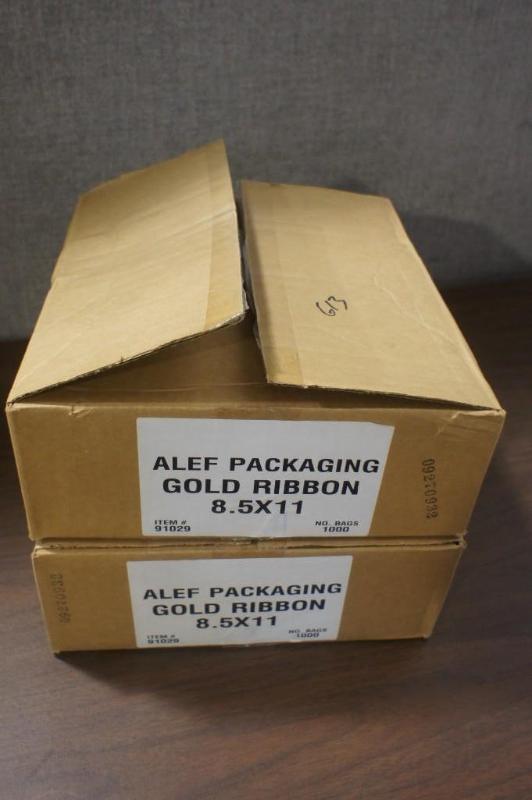 lot 94 image: Lot of (2) cases of 8.5 x 11 gold r...