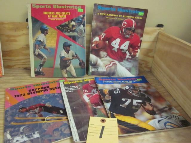 Lot of 1970s Sports Illustrated....