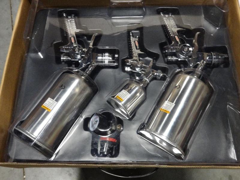 MASTER CRAFT 4PC H.V.L.P. SPRAY GUN...