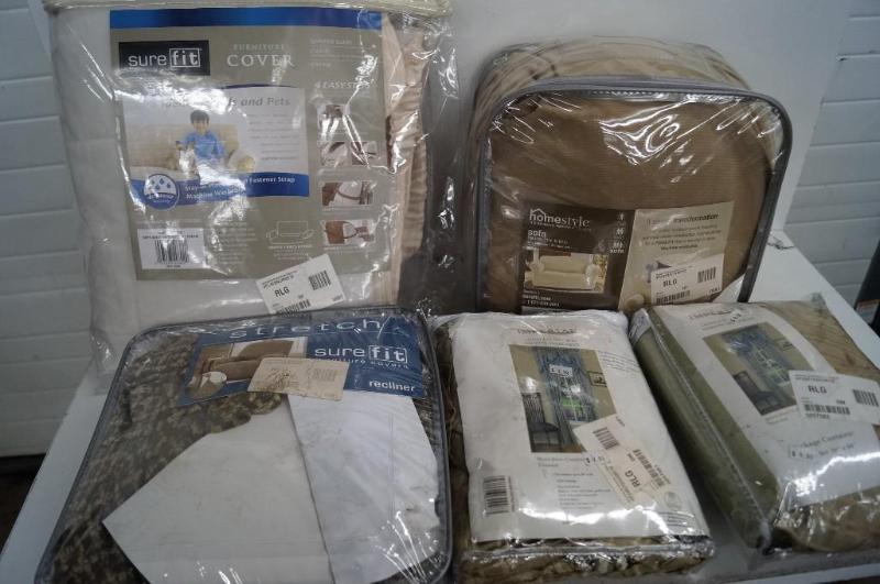 2 sofa covers Recliner cover 2 wind...