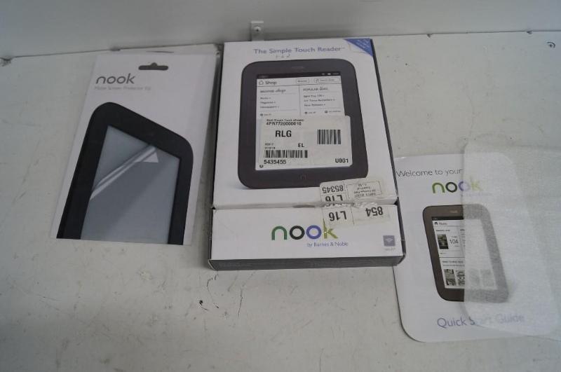 nook reader new in box missing char...