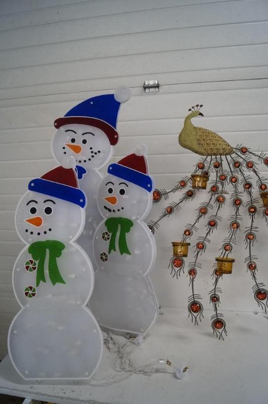 Snowman Christmas&nbsplights Peaco...