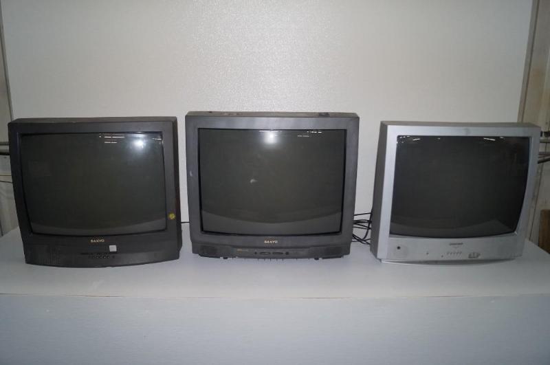 3 TVs,&nbspSanyo 25 inch, Sanyo 2...