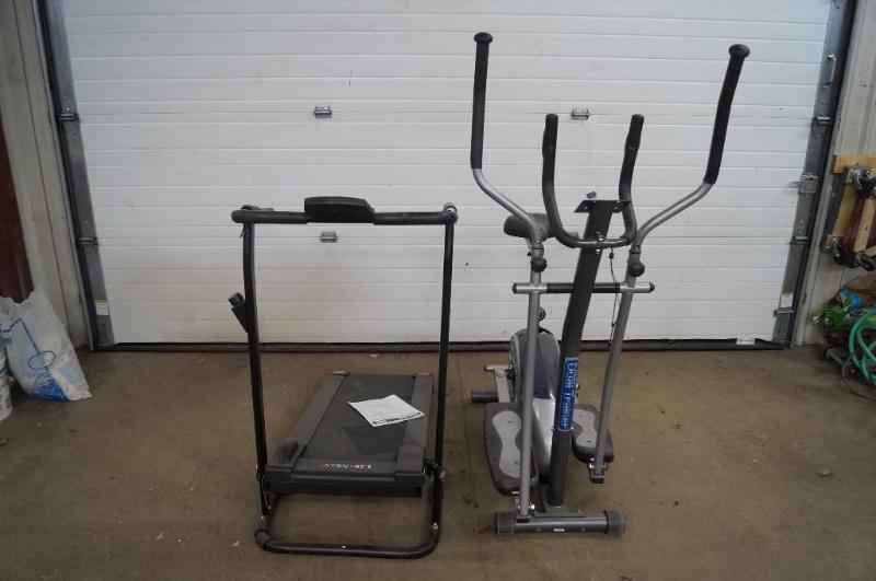 Life Max treadmill and a Cardio Dua...