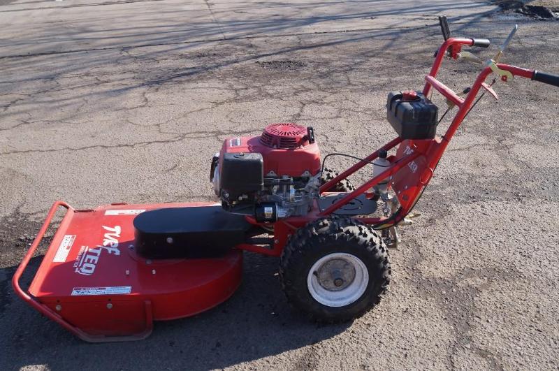 lot 6 image: Turf Tech Model 1304 HC1 Heavy Duty Brush Cutter, Powered by a Honda GXV340 11hp Motor.