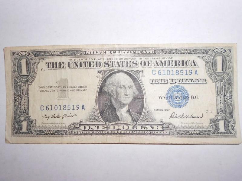 $1.00 Silver Certificate series 195...