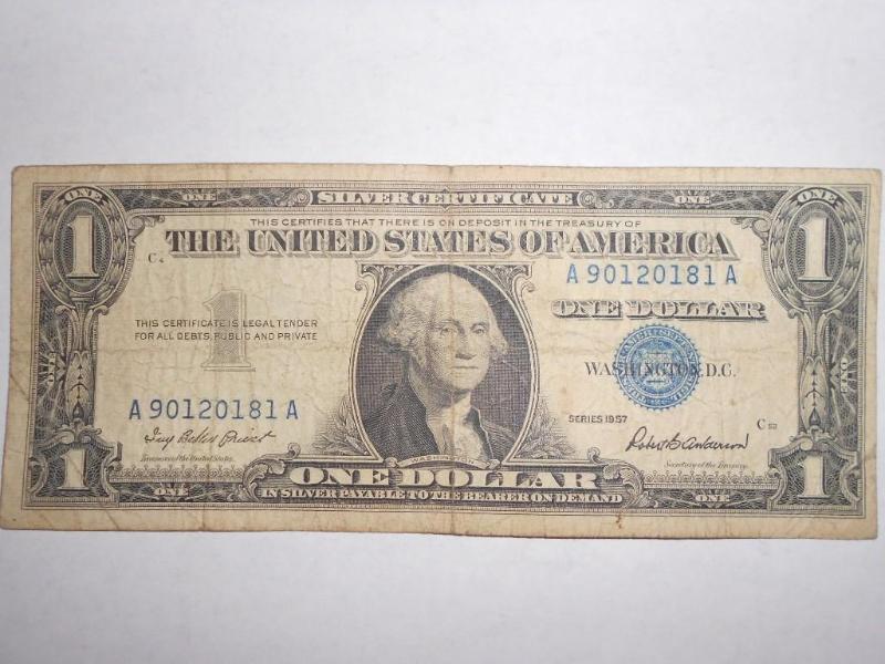 $1.00 Silver Certificate series 195...