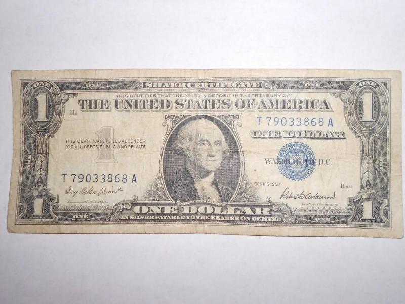 $1.00 Silver Certificate series 195...