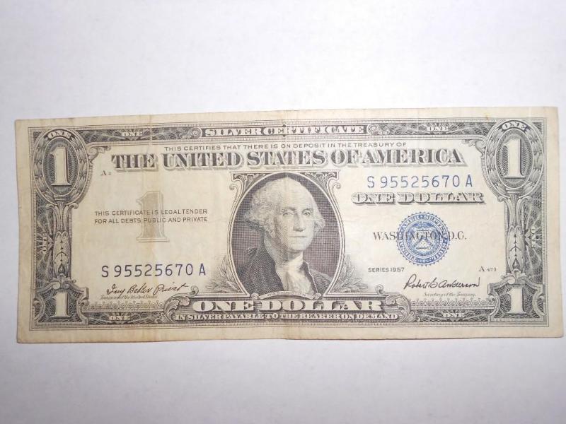 $1.00 Silver Certificate series 195...