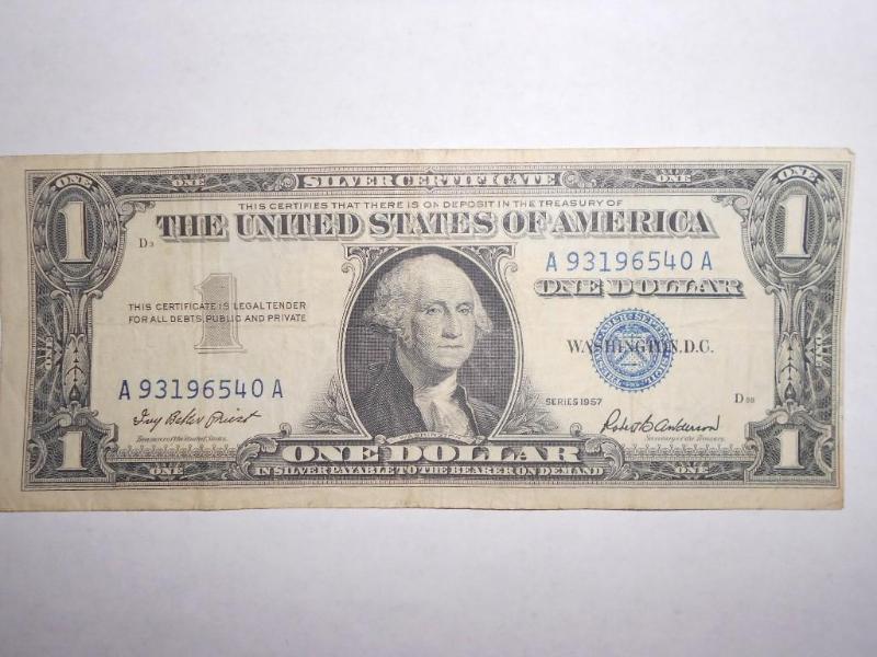 $1.00 Silver Certificate series 195...