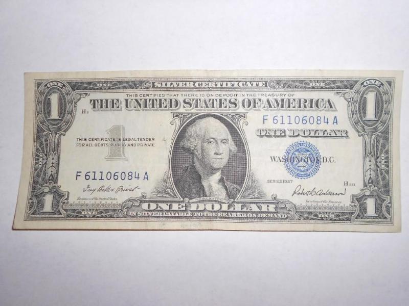 $1.00 Silver Certificate series 195...