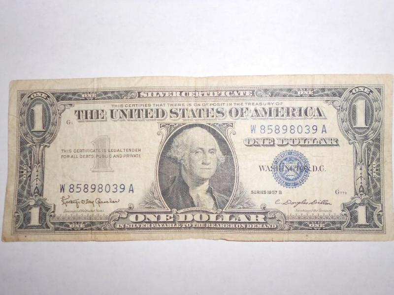 $1.00 Silver Certificate series 195...
