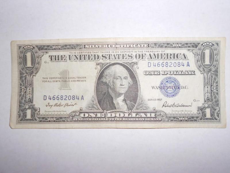 $1.00 Silver Certificate series 195...