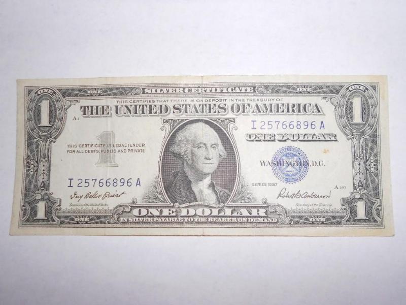 $1.00 Silver Certificate series 195...